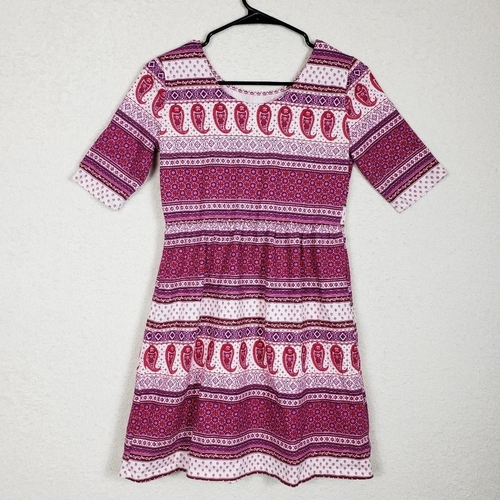 Girls old navy 3/4 sleeve dress size 14
